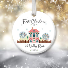 Load image into Gallery viewer, First Christmas At Personalised Christmas Decoration
