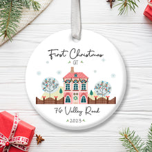 Load image into Gallery viewer, First Christmas At Personalised Christmas Decoration
