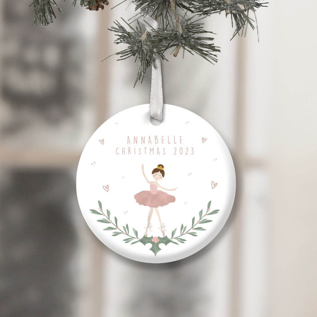 Personalised Christmas Decoration for Girls