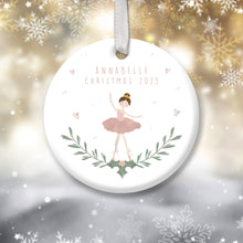 Load image into Gallery viewer, Personalised Christmas Decoration for Girls
