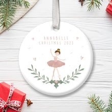 Load image into Gallery viewer, Personalised Christmas Decoration for Girls
