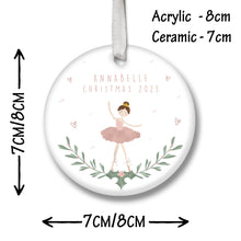 Load image into Gallery viewer, Personalised Christmas Decoration for Girls
