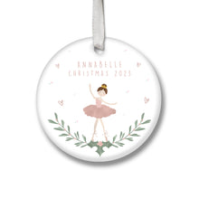 Load image into Gallery viewer, Personalised Christmas Decoration for Girls
