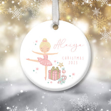 Load image into Gallery viewer, Personalised Christmas Decoration for Girls
