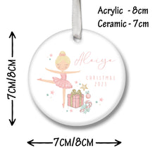 Load image into Gallery viewer, Personalised Christmas Decoration for Girls
