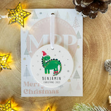 Load image into Gallery viewer, Personalised Christmas Decoration for Boys
