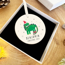 Load image into Gallery viewer, Personalised Christmas Decoration for Boys
