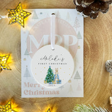 Load image into Gallery viewer, Personalised Baby&#39;s First Christmas Decoration
