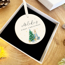 Load image into Gallery viewer, Personalised Baby&#39;s First Christmas Decoration
