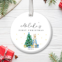 Load image into Gallery viewer, Personalised Baby&#39;s First Christmas Decoration
