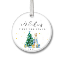 Load image into Gallery viewer, Personalised Baby&#39;s First Christmas Decoration
