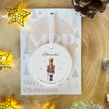 Load image into Gallery viewer, Personalised Christmas Decoration for Boys
