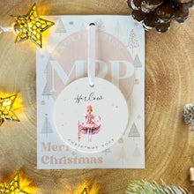 Load image into Gallery viewer, Personalised Christmas Decoration for Girls
