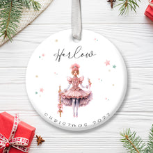 Load image into Gallery viewer, Personalised Christmas Decoration for Girls
