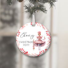 Load image into Gallery viewer, Personalised Christmas Decoration for Girls
