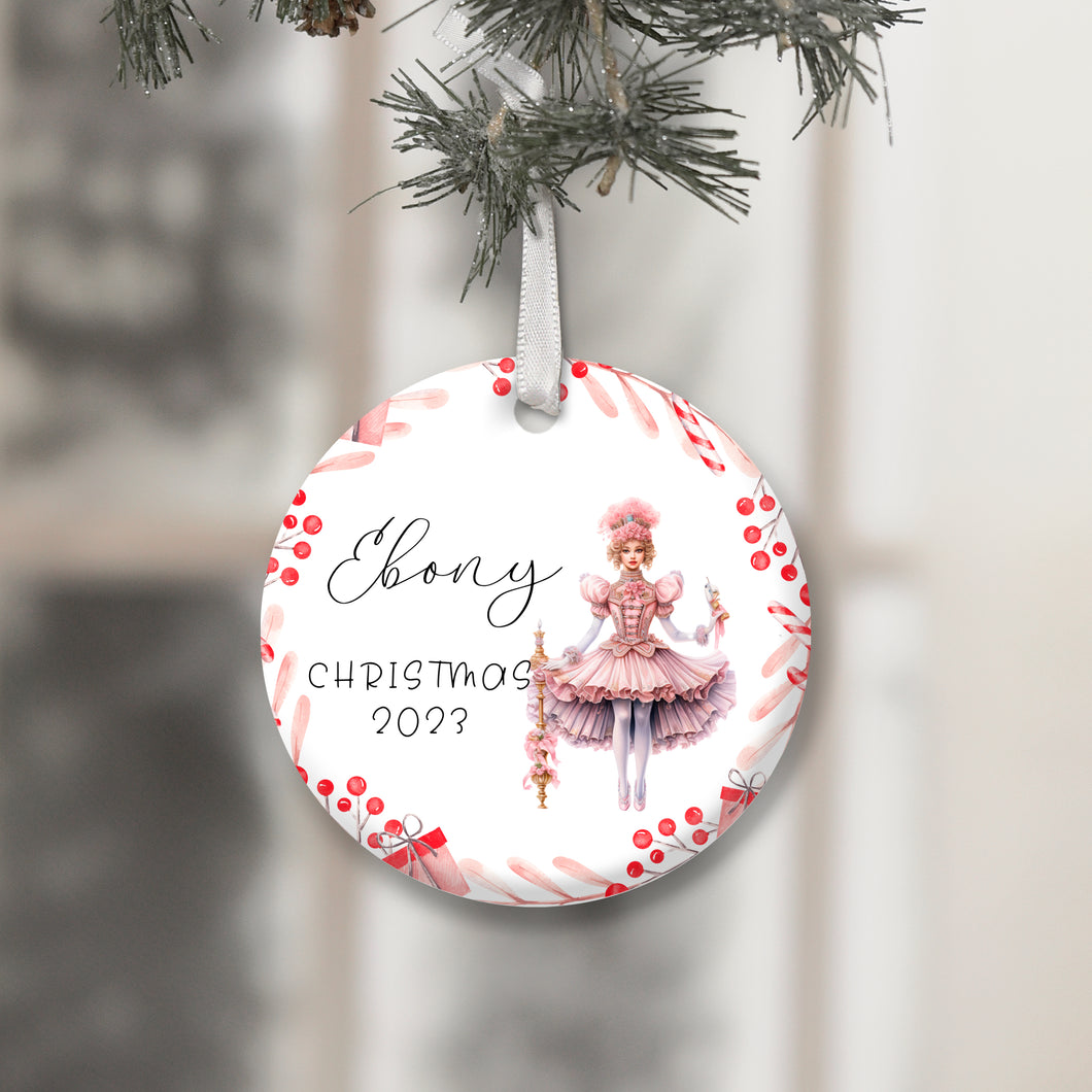 Personalised Christmas Decoration for Girls