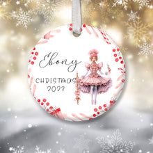 Load image into Gallery viewer, Personalised Christmas Decoration for Girls
