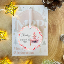 Load image into Gallery viewer, Personalised Christmas Decoration for Girls
