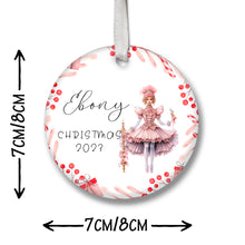 Load image into Gallery viewer, Personalised Christmas Decoration for Girls
