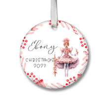 Load image into Gallery viewer, Personalised Christmas Decoration for Girls
