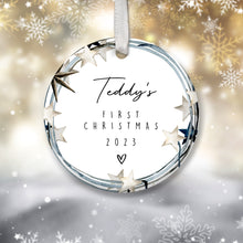 Load image into Gallery viewer, Personalised Baby&#39;s First Christmas Decoration
