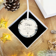 Load image into Gallery viewer, Personalised Baby&#39;s First Christmas Decoration
