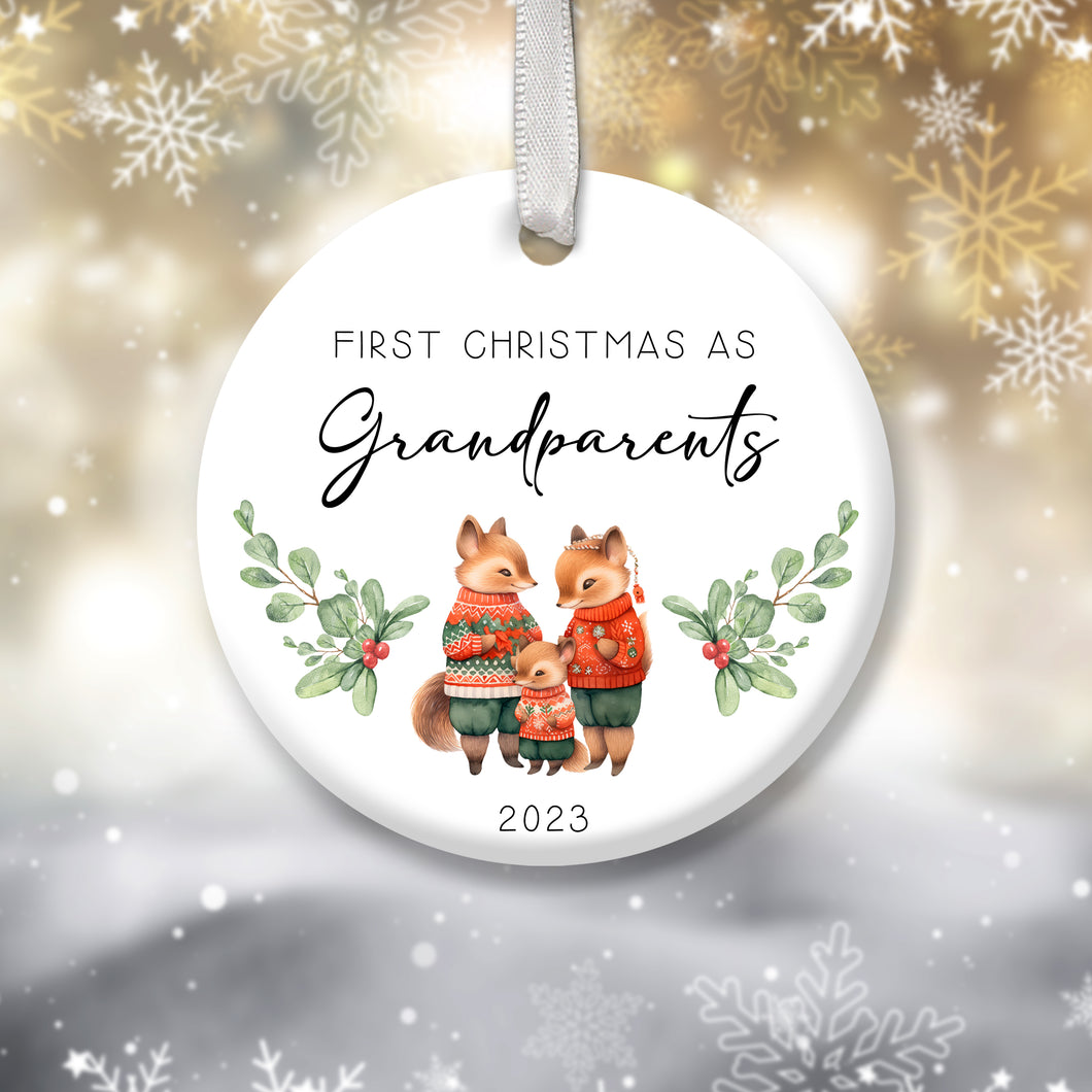 Personalised Christmas Decoration for Grandparents