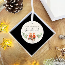 Load image into Gallery viewer, Personalised Christmas Decoration for Grandparents
