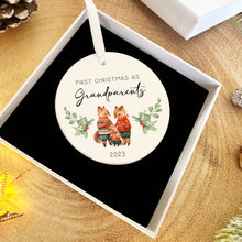 Load image into Gallery viewer, Personalised Christmas Decoration for Grandparents
