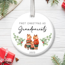 Load image into Gallery viewer, Personalised Christmas Decoration for Grandparents
