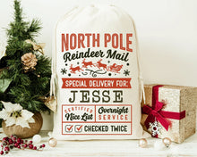 Load image into Gallery viewer, Personalised Christmas Sack
