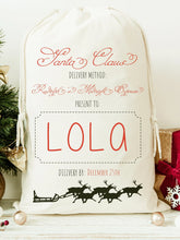 Load image into Gallery viewer, Personalised Christmas Sack
