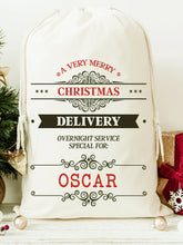 Load image into Gallery viewer, Personalised Christmas Sack
