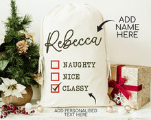 Load image into Gallery viewer, Personalised Christmas Sack
