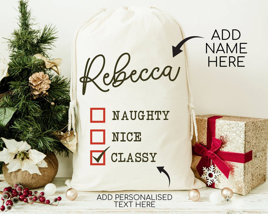 Personalised Christmas Sack