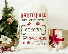 Load image into Gallery viewer, Personalised Pet Christmas Sack
