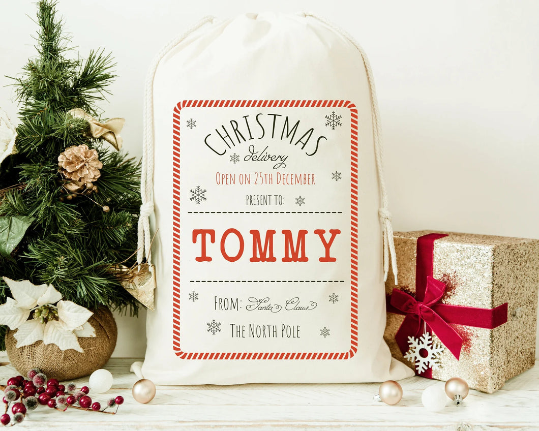 Personalised Christmas Sack