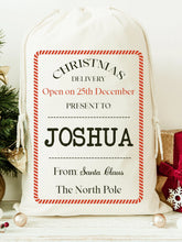 Load image into Gallery viewer, Personalised Christmas Sack
