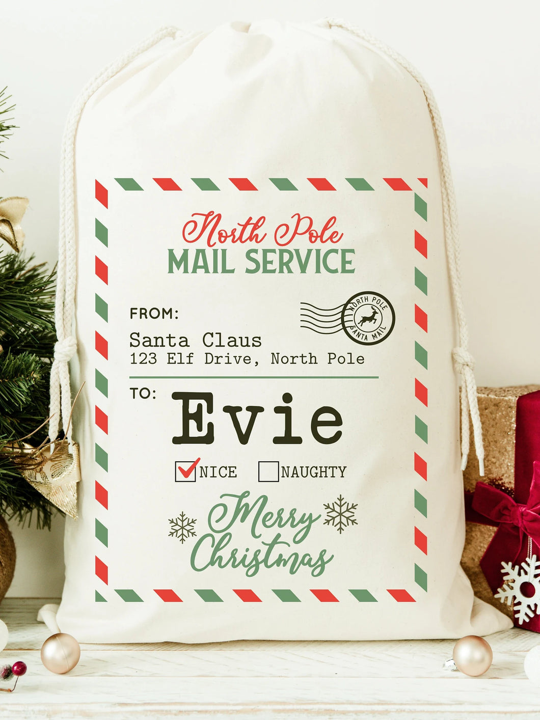 Personalised Christmas Sack