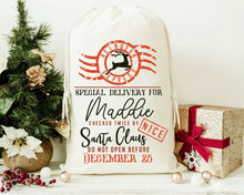 Load image into Gallery viewer, Personalised Christmas Sack
