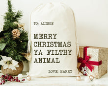 Load image into Gallery viewer, Personalised Christmas Sack
