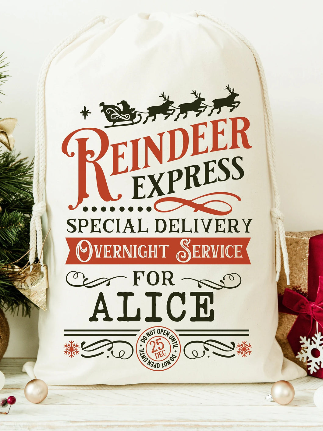 Personalised Christmas Sack