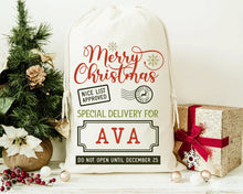 Load image into Gallery viewer, Personalised Christmas Sack
