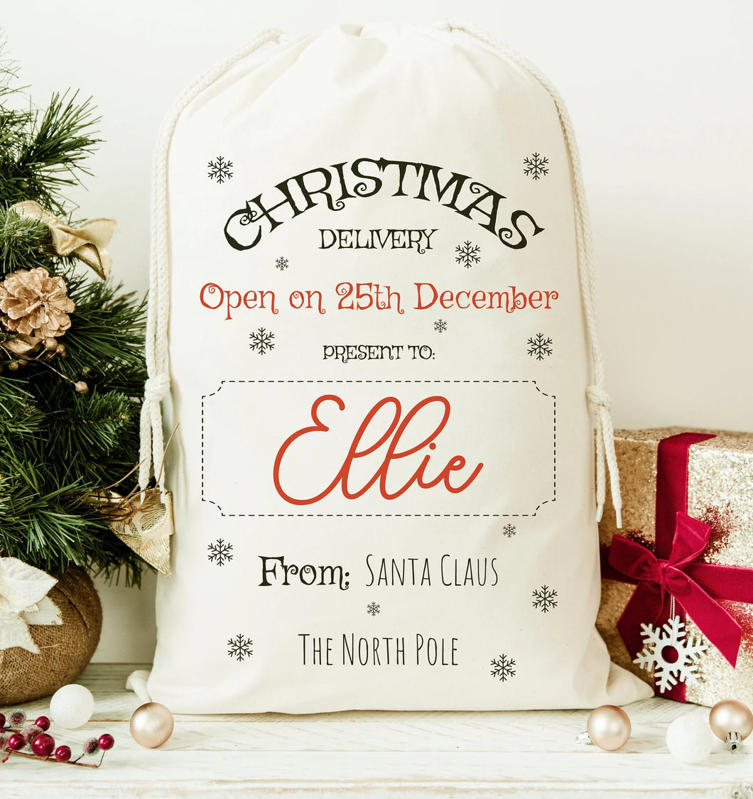 Personalised Christmas Sack