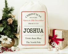 Load image into Gallery viewer, Personalised Christmas Sack
