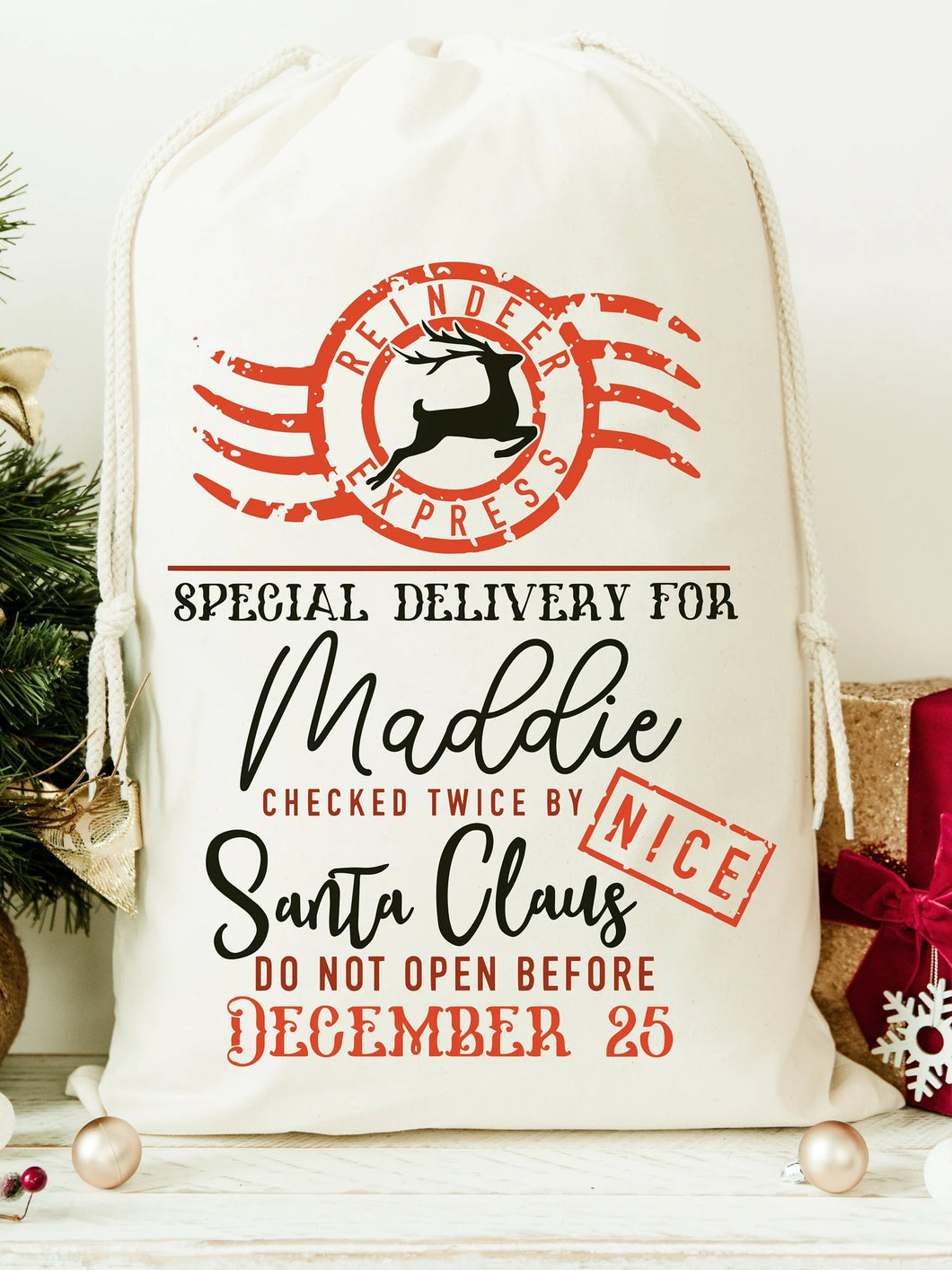 Personalised Christmas Sack