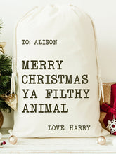 Load image into Gallery viewer, Personalised Christmas Sack
