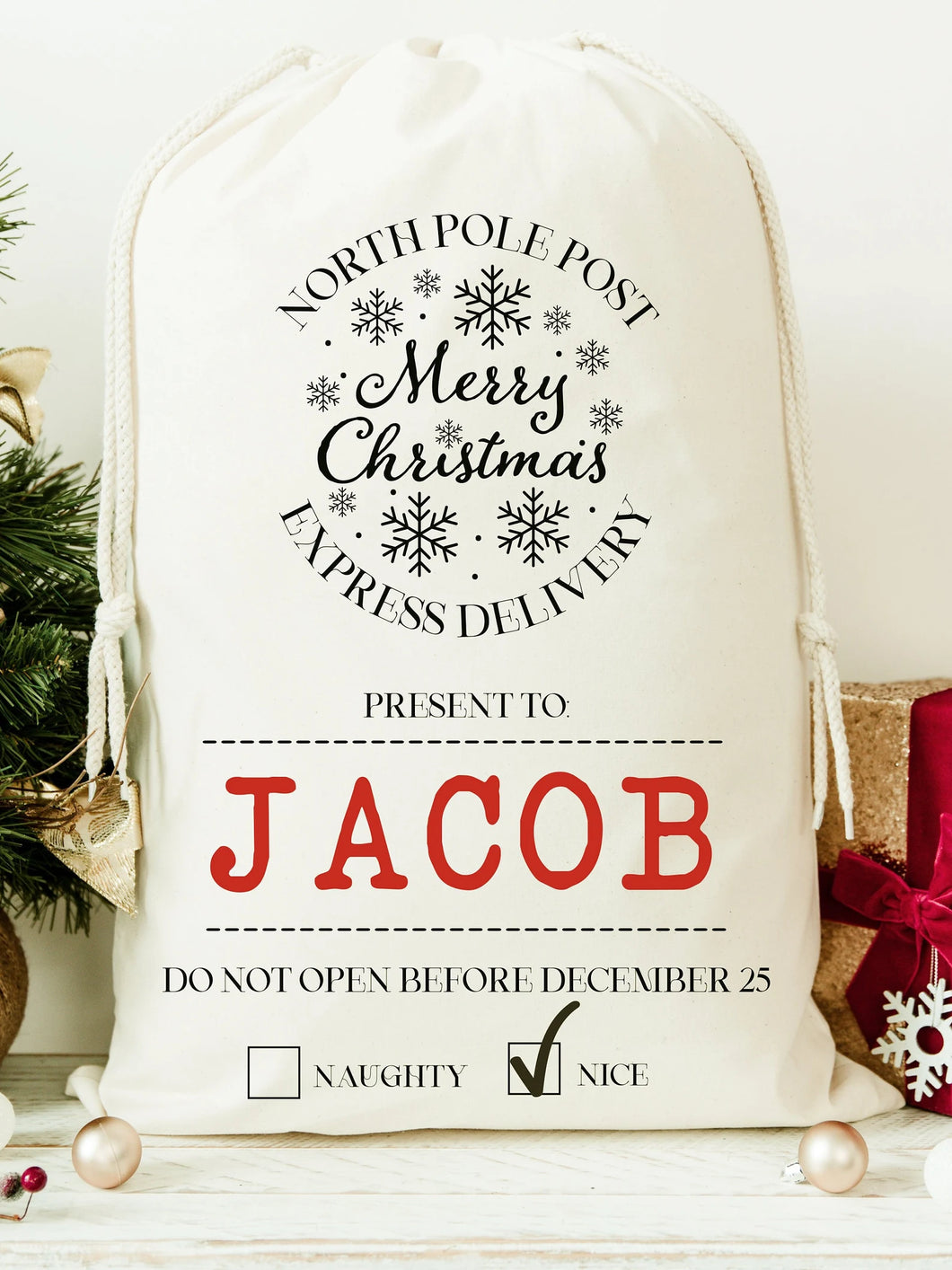 Personalised Christmas Sack