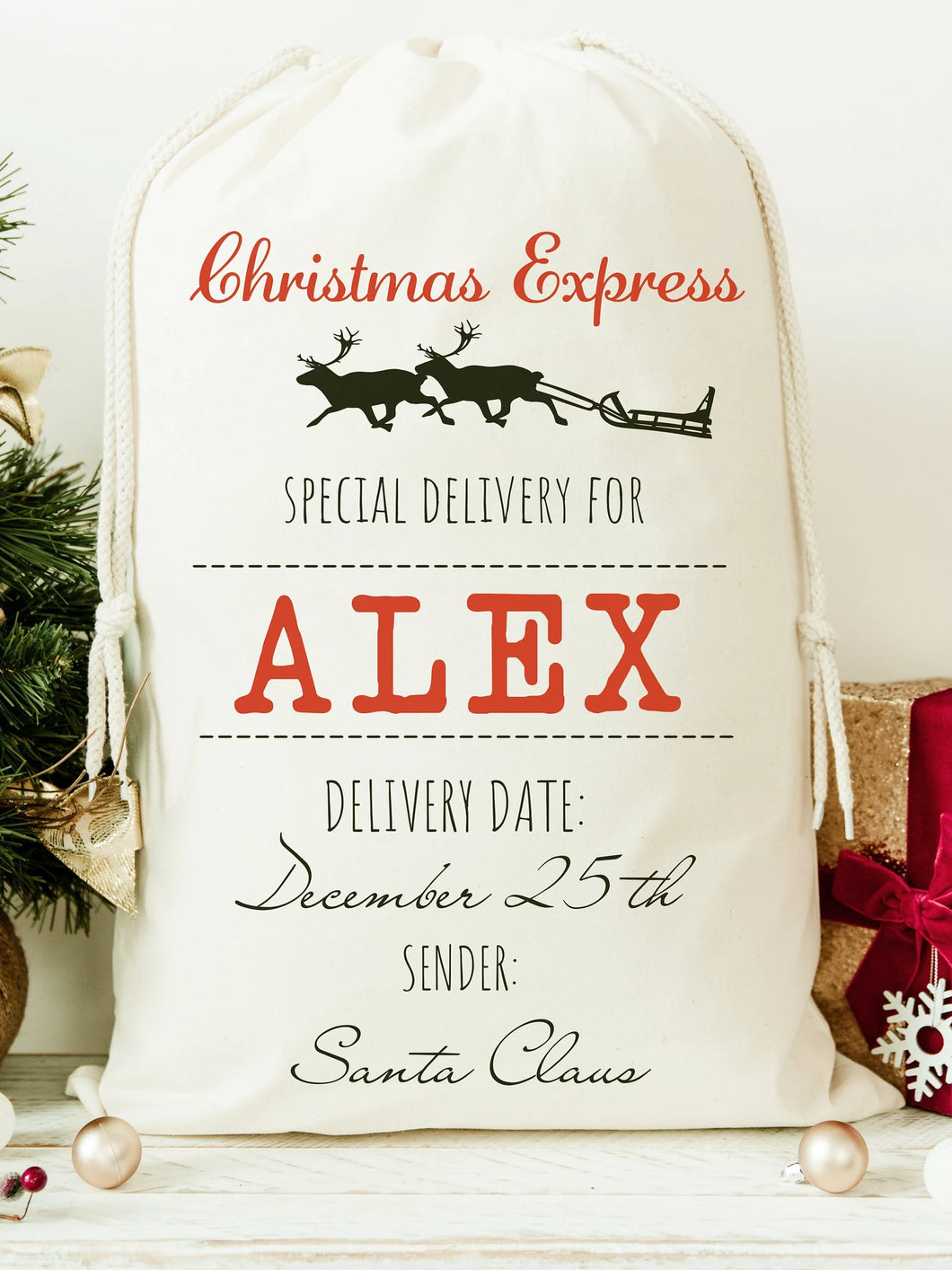 Personalised Christmas Sack