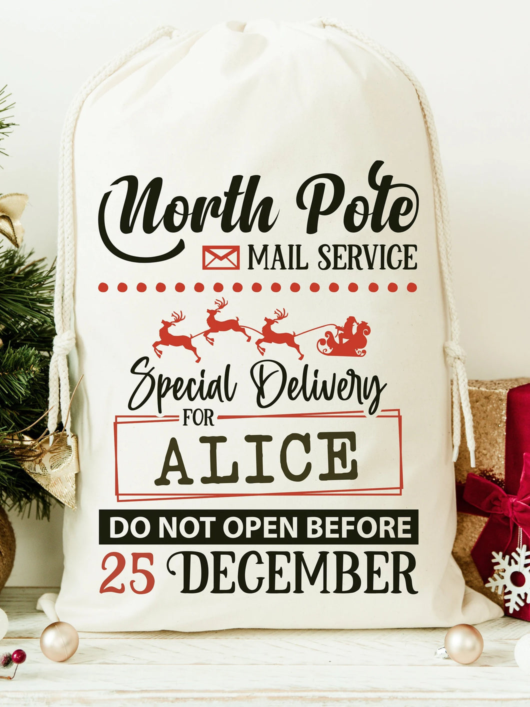 Personalised Christmas Sack